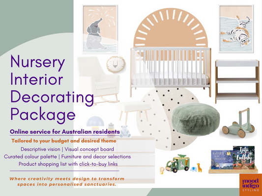 Children's Nursery Interior Decorating Package - Online service for Australian residents